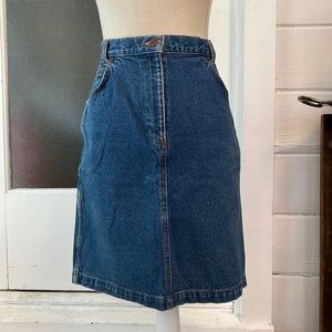 Land’s End denim skirt
